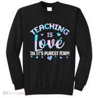 Teaching Is Love In It's Purest Form Sweatshirt thumb 0