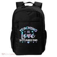 Teaching Is Love In It's Purest Form Backpack thumb 0