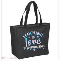 Teaching Is Love In It's Purest Form Tote Bag thumb 2