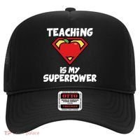 Teaching Is My Superpower Apple Crest Hat thumb 0