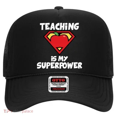 Teaching Is My Superpower Apple Crest Hat