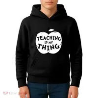 Teaching Is My Thing Kids Hoodie thumb 4