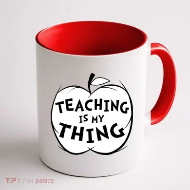 Teaching Is My Thing Coffee Mug back