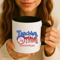 Teaching Is My Thing TeacherSquad Coffee Mug thumb 3