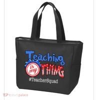 Teaching Is My Thing TeacherSquad Tote Bag thumb 3