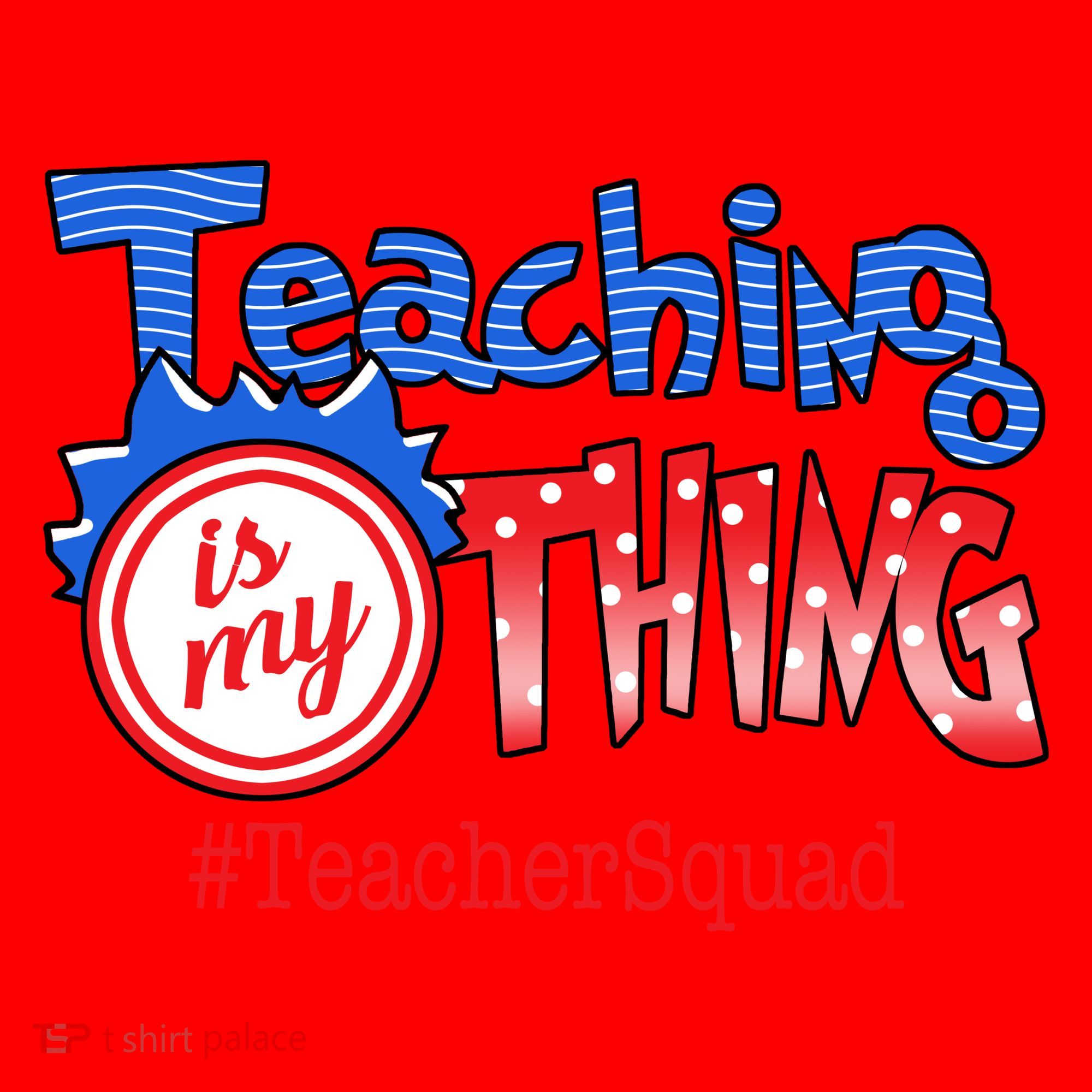 Teaching Is My Thing TeacherSquad Santa Hat