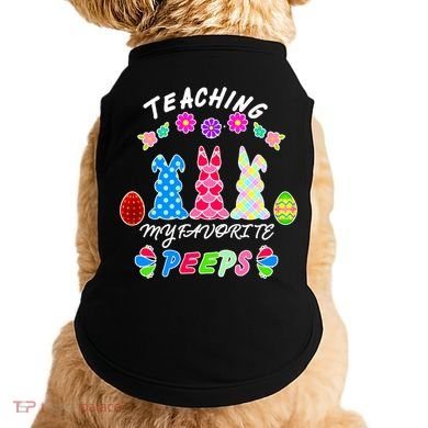 Teaching My Favorite Peeps Cute Easter Bunnies Doggie Tank