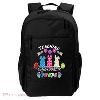 Teaching My Favorite Peeps Cute Easter Bunnies Backpack thumb 0