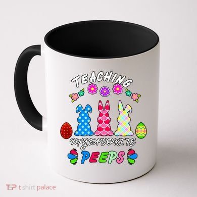 Teaching My Favorite Peeps Cute Easter Bunnies Coffee Mug