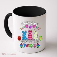 Teaching My Favorite Peeps Cute Easter Bunnies Coffee Mug thumb 0