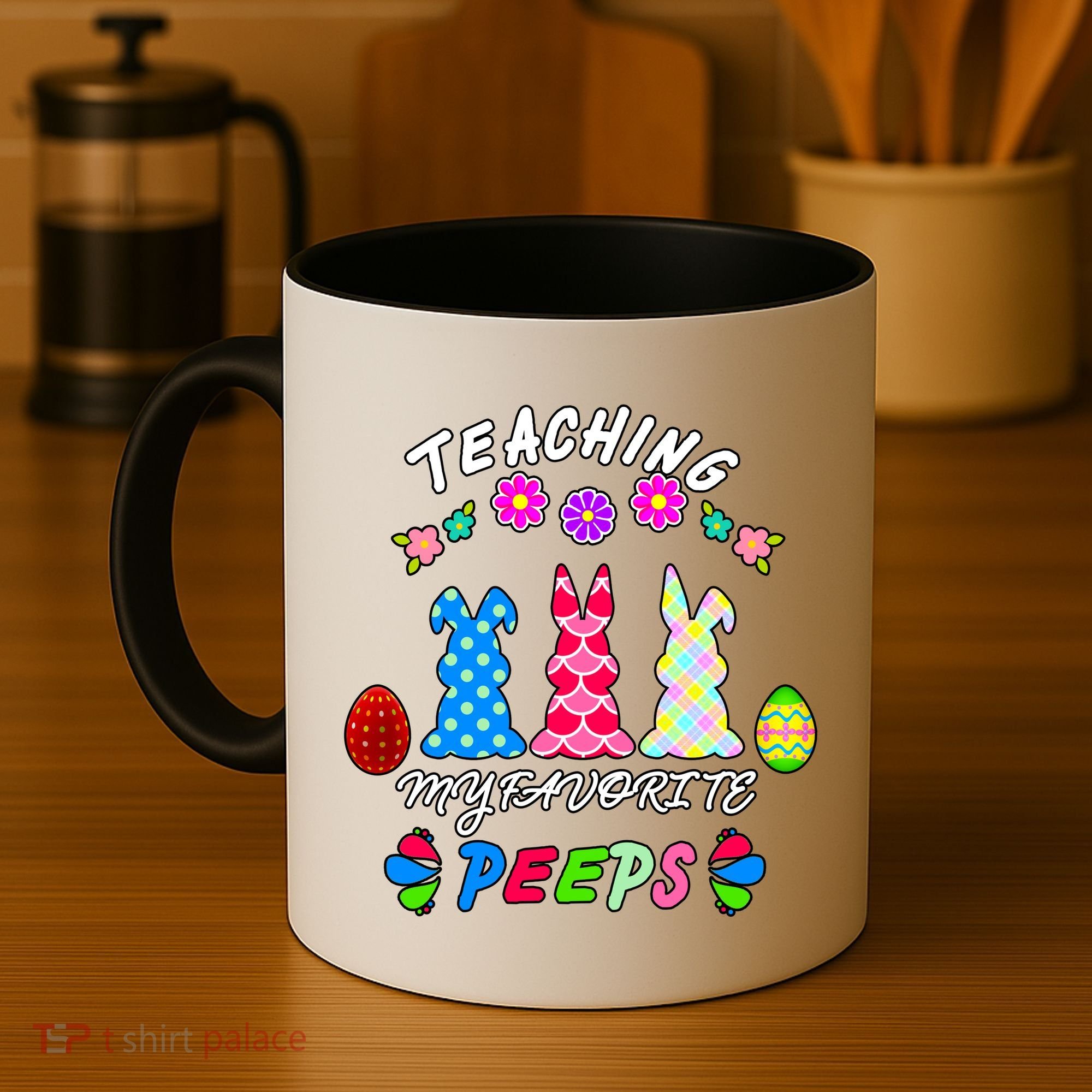 Teaching My Favorite Peeps Cute Easter Bunnies Coffee Mug