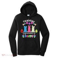 Teaching My Favorite Peeps Cute Easter Bunnies Women's Hoodie thumb 0