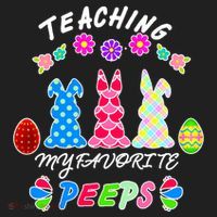 Teaching My Favorite Peeps Cute Easter Bunnies Hat thumb 2