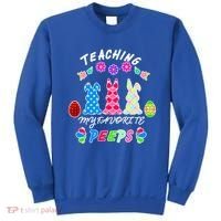 Teaching My Favorite Peeps Cute Easter Bunnies Sweatshirt thumb 0