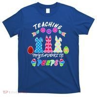 Teaching My Favorite Peeps Cute Easter Bunnies T-Shirt thumb 0