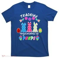 Teaching My Favorite Peeps Cute Easter Bunnies T-Shirt thumb 0