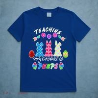Teaching My Favorite Peeps Cute Easter Bunnies T-Shirt thumb 5