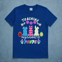 Teaching My Favorite Peeps Cute Easter Bunnies T-Shirt thumb 5