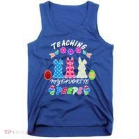 Teaching My Favorite Peeps Cute Easter Bunnies Tank Top thumb 0