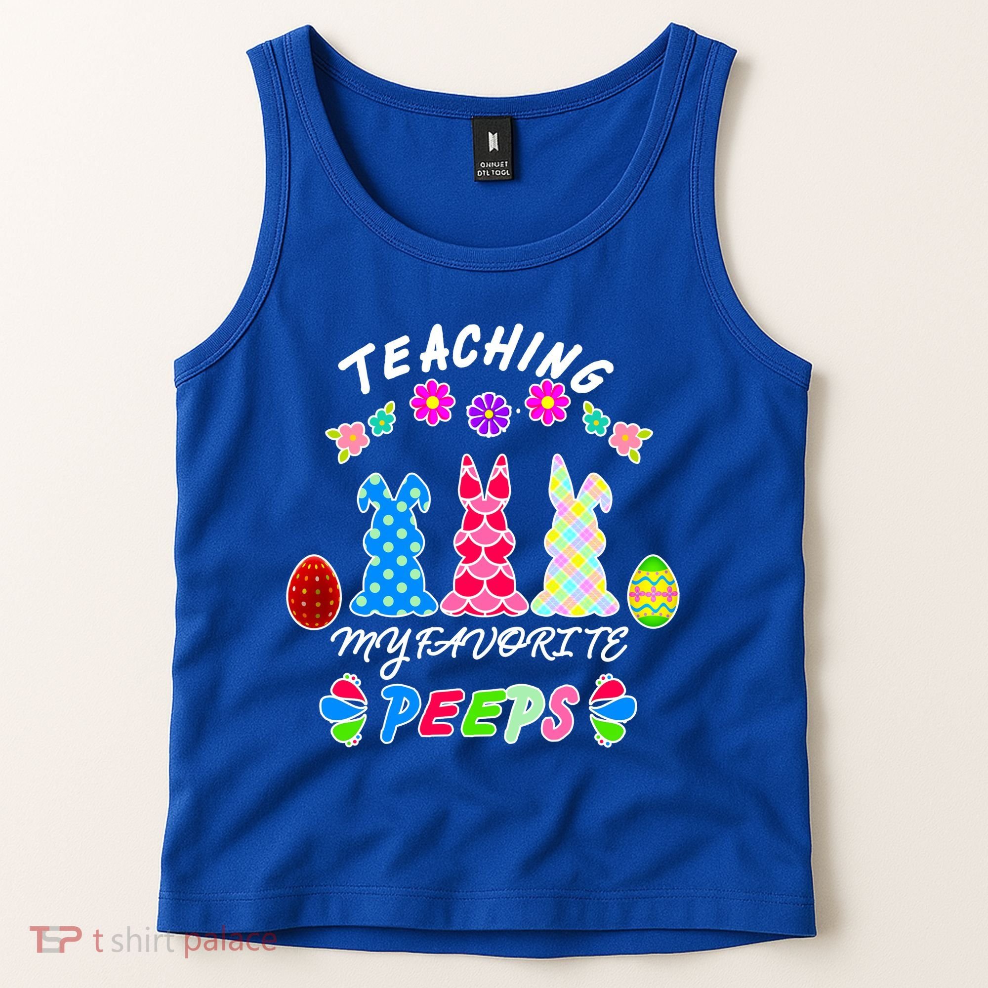 Teaching My Favorite Peeps Cute Easter Bunnies Tank Top