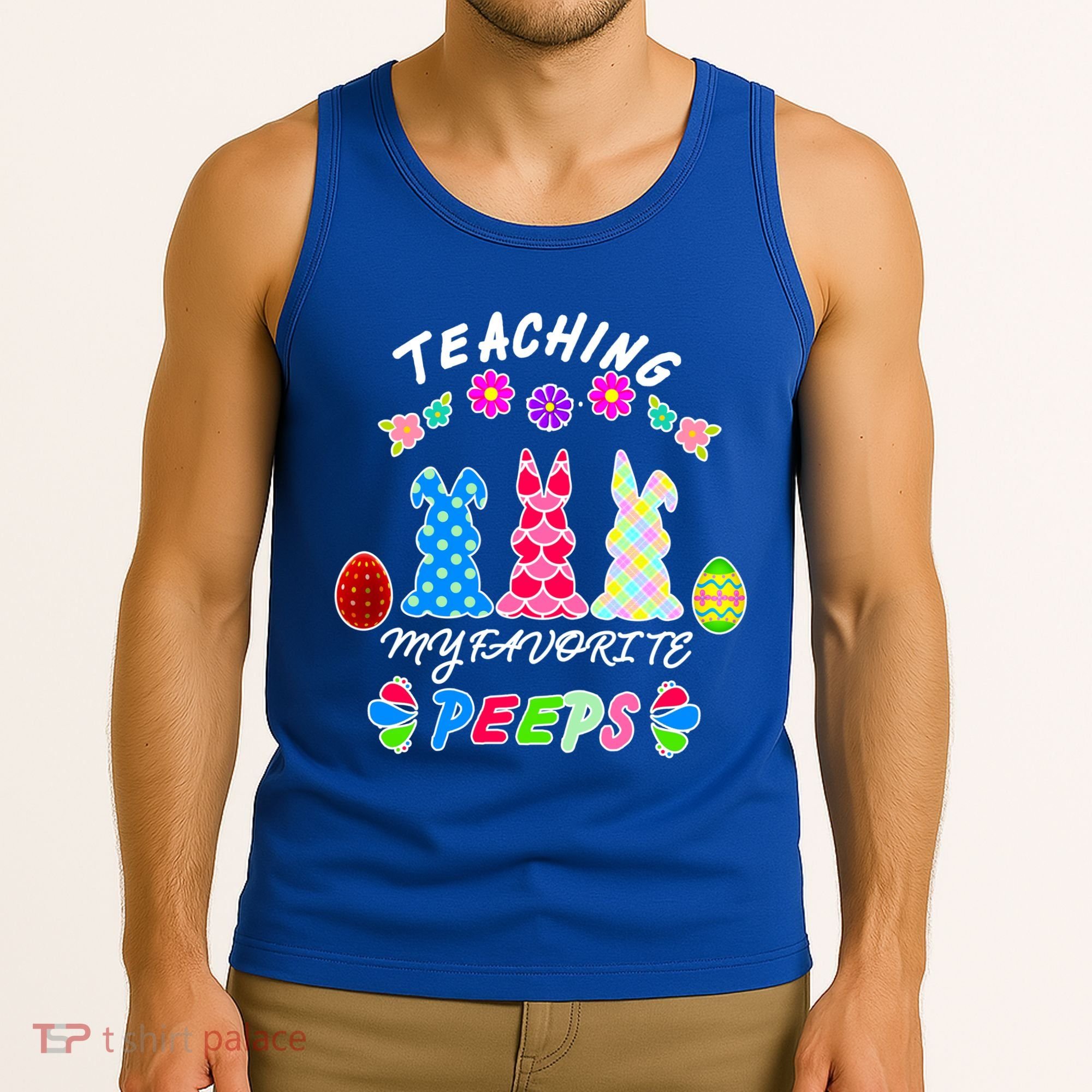 Teaching My Favorite Peeps Cute Easter Bunnies Tank Top
