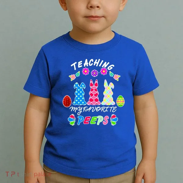 Teaching My Favorite Peeps Cute Easter Bunnies Toddler T-Shirt