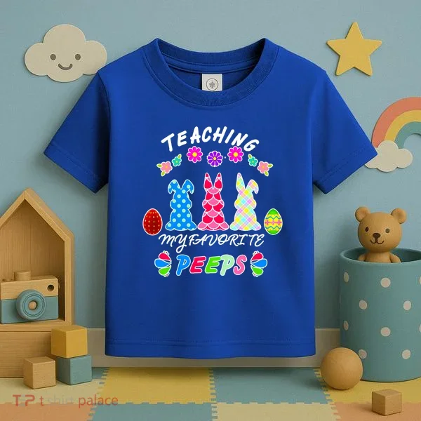 Teaching My Favorite Peeps Cute Easter Bunnies Toddler T-Shirt