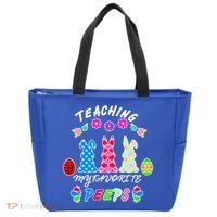 Teaching My Favorite Peeps Cute Easter Bunnies Tote Bag thumb 0