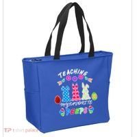 Teaching My Favorite Peeps Cute Easter Bunnies Tote Bag thumb 2