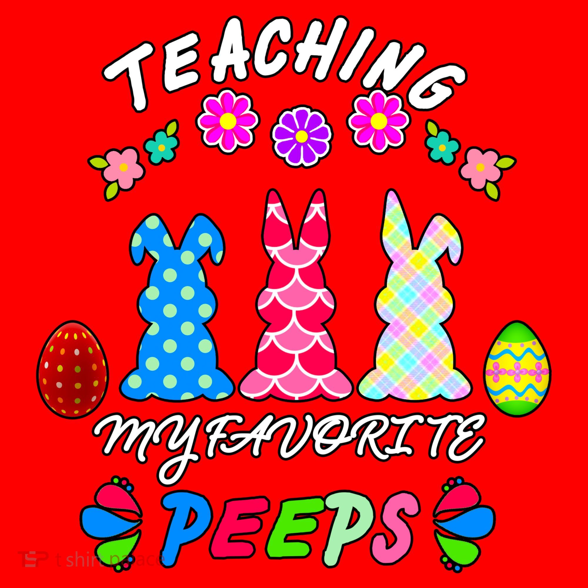 Teaching My Favorite Peeps Cute Easter Bunnies Santa Hat