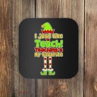 Teaching's My Favorite Elf  Coaster thumb 0