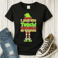 Teaching's My Favorite Elf  Women's T-Shirt thumb 3