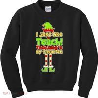 Teaching's My Favorite Elf  Kids Sweatshirt thumb 0