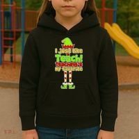 Teaching's My Favorite Elf  Kids Hoodie thumb 3