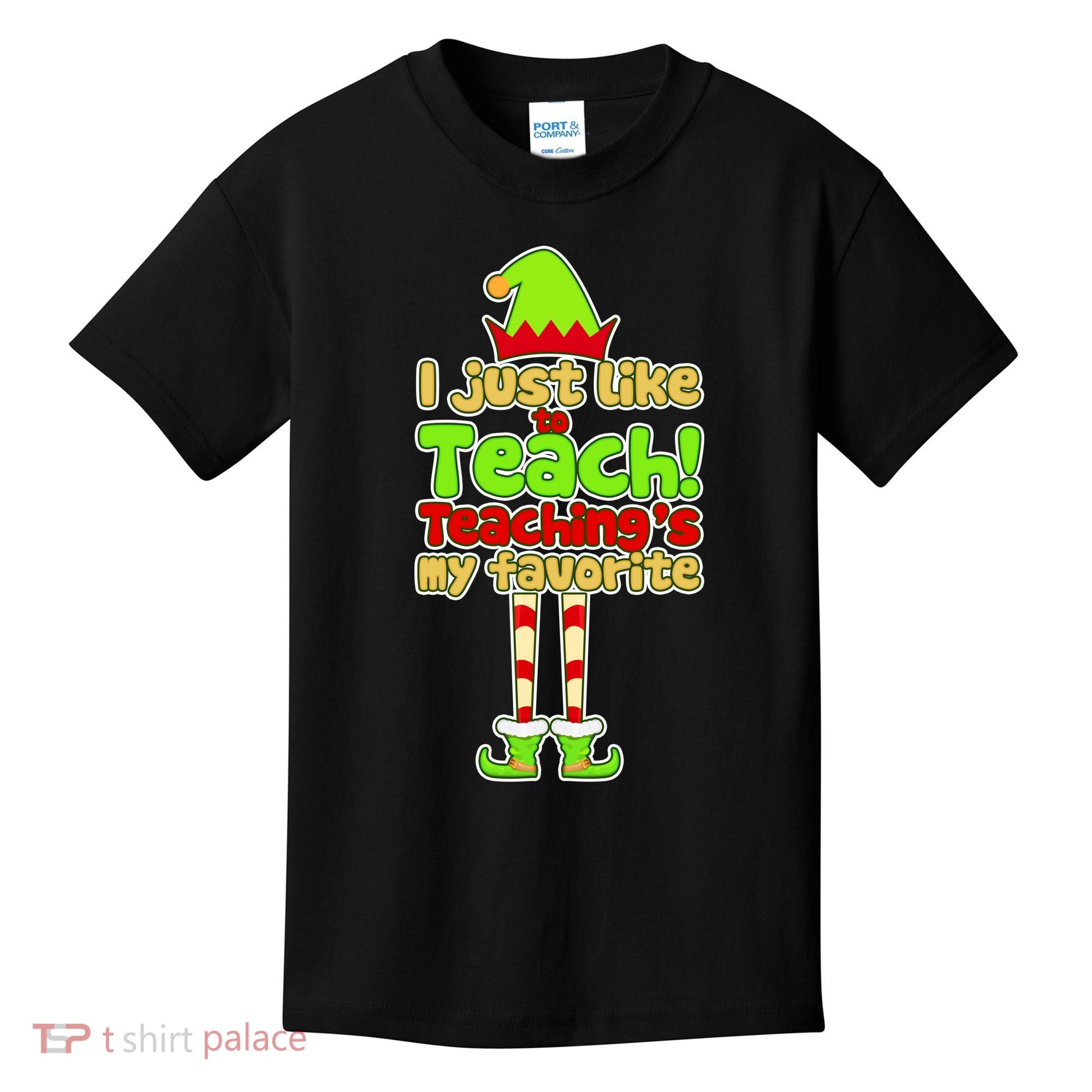 Teaching's My Favorite Elf  Kids T-Shirt