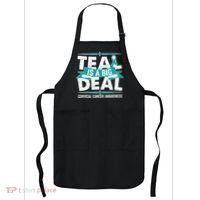 Teal Is A Big Deal Cervical Cancer Awareness Apron thumb 0