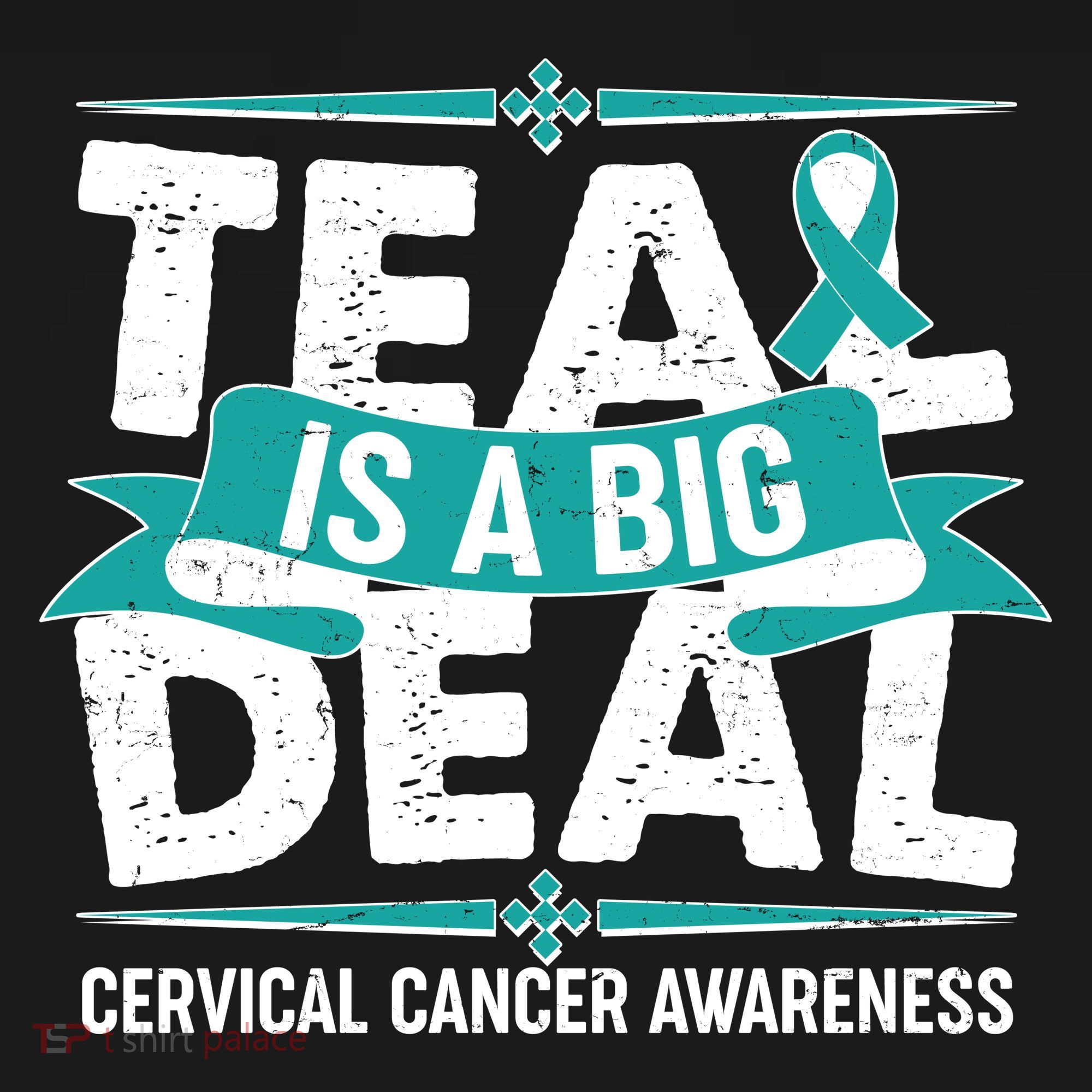 Teal Is A Big Deal Cervical Cancer Awareness Mousepad