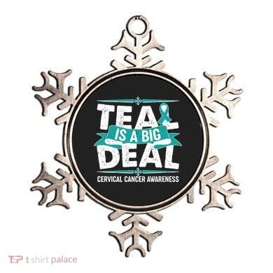 Teal Is A Big Deal Cervical Cancer Awareness Ornament