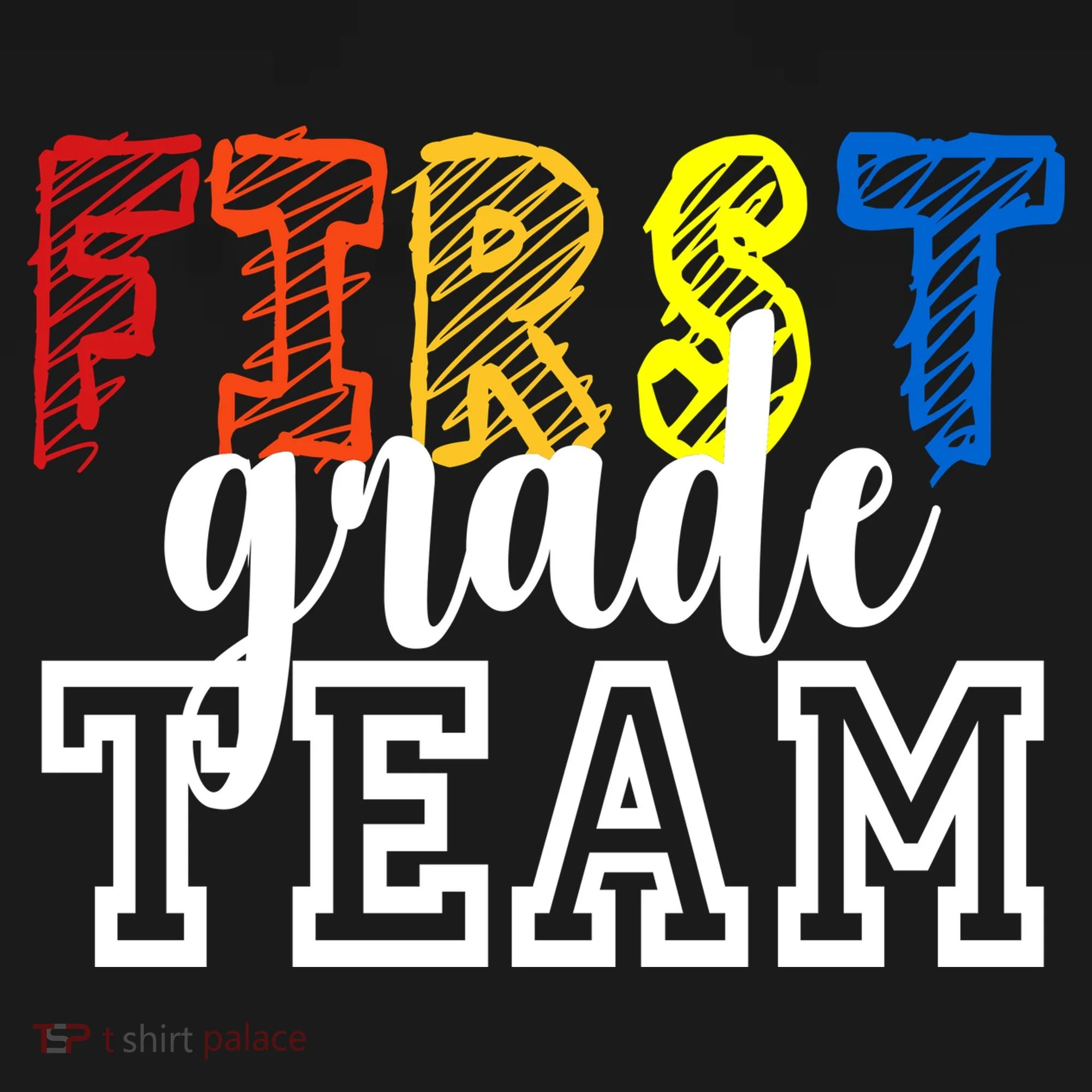 Team 1st First Grade Toddler Hoodie