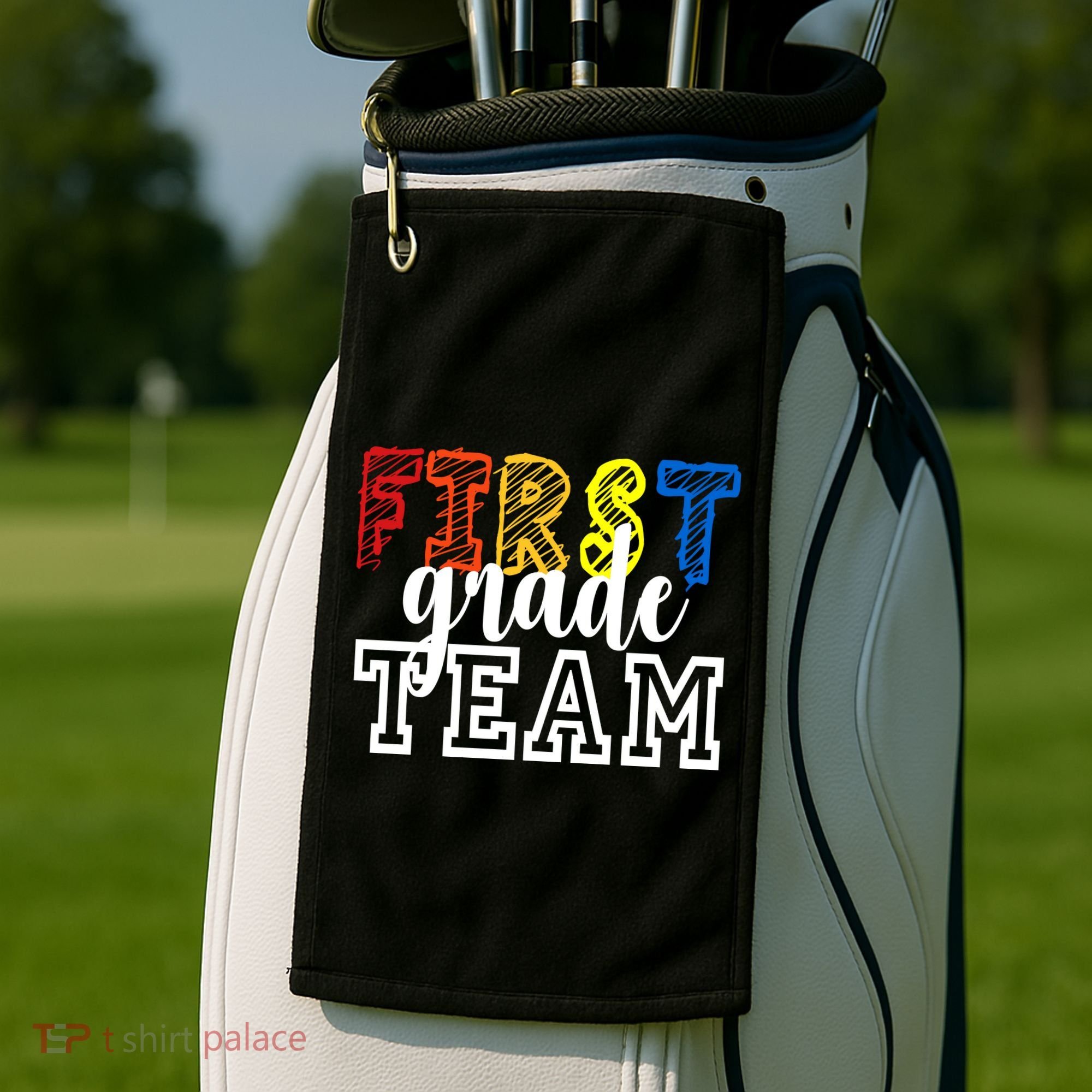 Team 1st First Grade Golf Towel