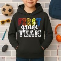 Team 1st First Grade Kids Hoodie thumb 2