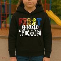 Team 1st First Grade Kids Hoodie thumb 3