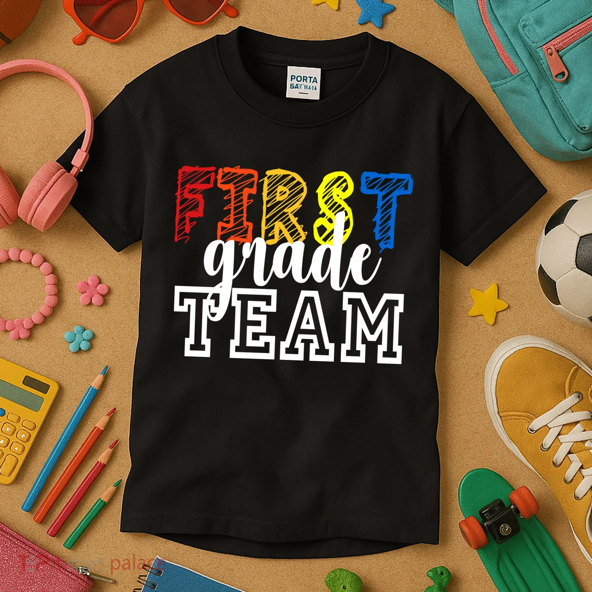 Team 1st First Grade Kids T-Shirt