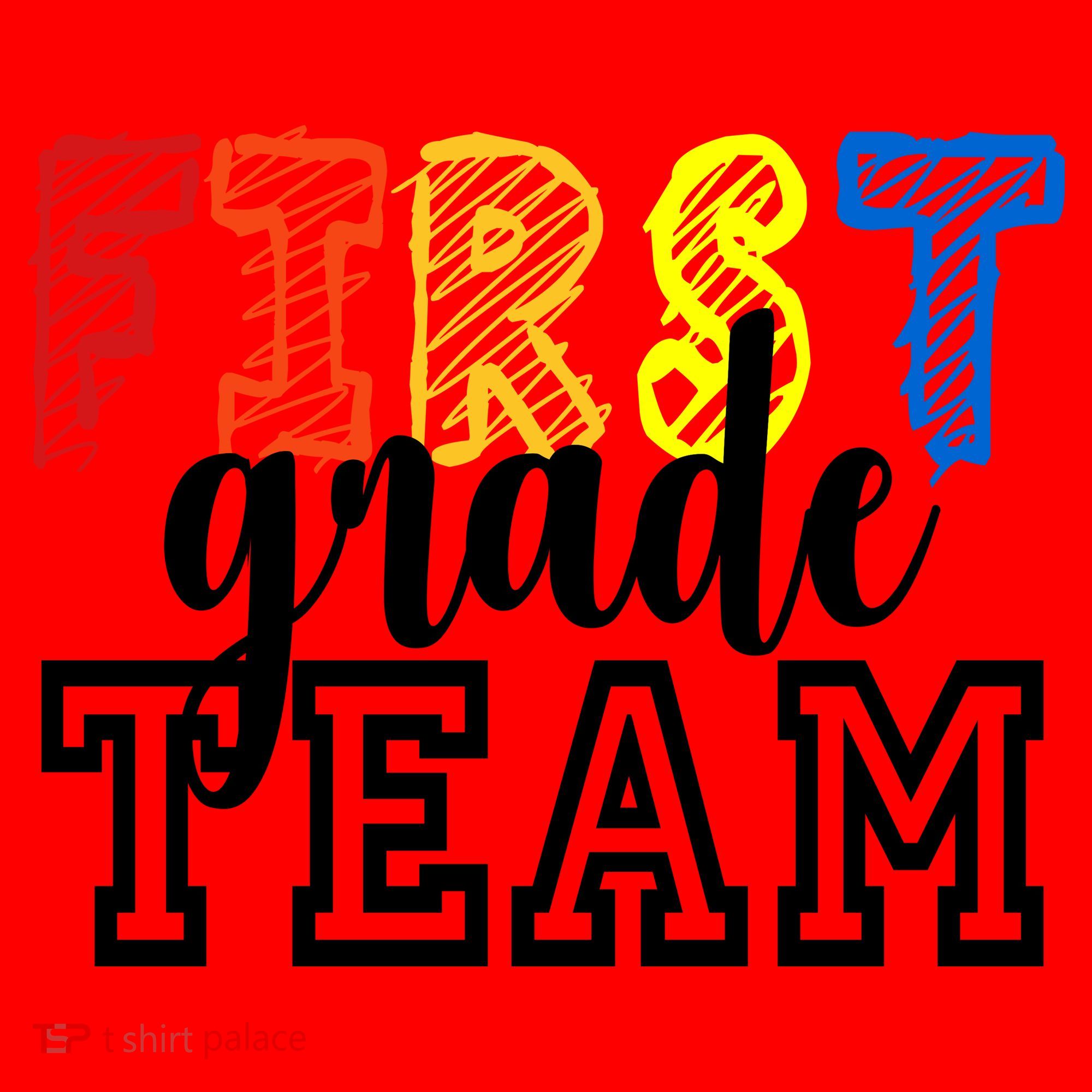 Team 1st First Grade Santa Hat