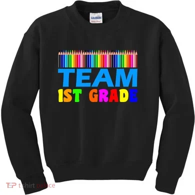 Team 1st Grade Kids Sweatshirt
