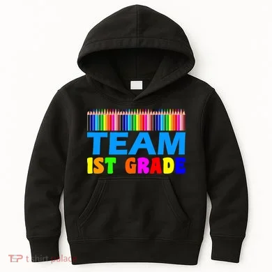 Team 1st Grade Kids Hoodie