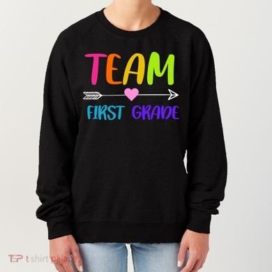 Team 1st Grade Arrow Heart Women's Sweatshirt