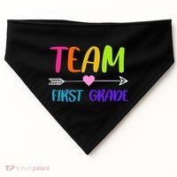 Team 1st Grade Arrow Heart USA-Made Doggie Bandana thumb 0