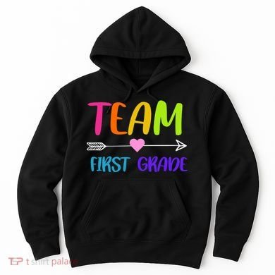 Team 1st Grade Arrow Heart Hoodie