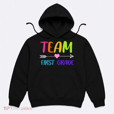 Team 1st Grade Arrow Heart Hoodie